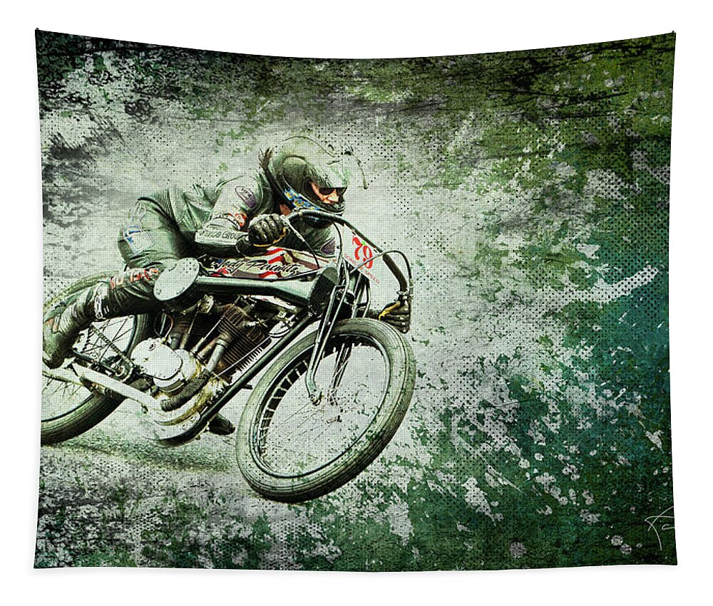 Jody Perewitz Tapestry featuring the photograph Sons of Speed - Jody Perewitz by Randall Allen