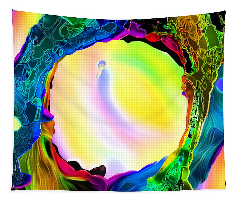 Soul Dimensions Tapestry featuring the digital art Soul Dimensions 10 by Aldane Wynter