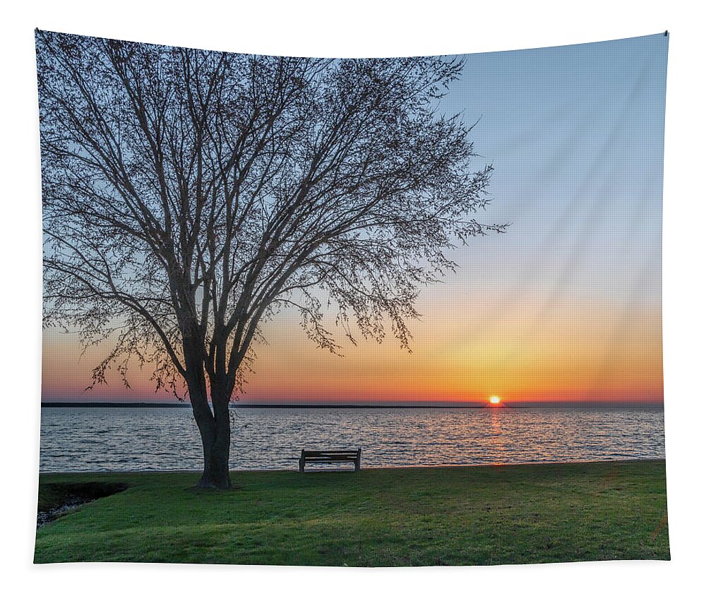 Sunrise Tapestry featuring the photograph South Bay Sunrise by Rod Best