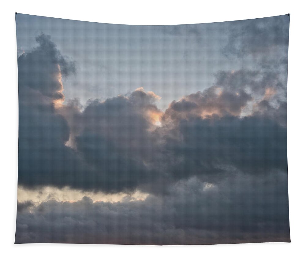 South Padre Tapestry featuring the photograph South Padre Island Sunrise 6 by Andrea Anderegg