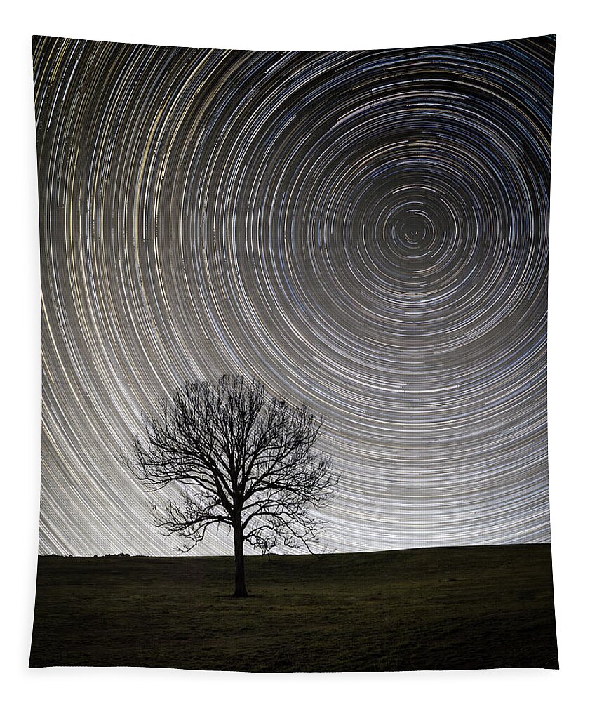 Startrail Tapestry featuring the photograph Southern Beauty by Ari Rex