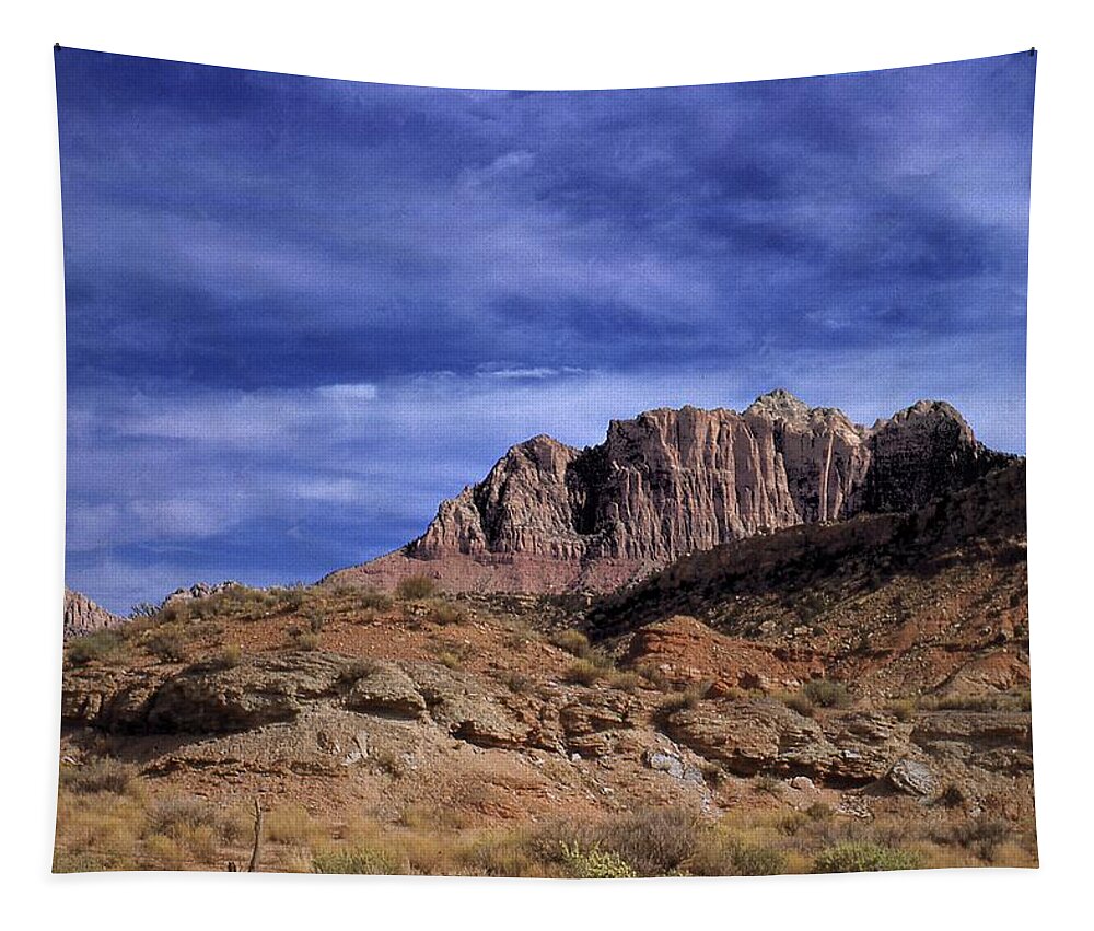 Clouds Tapestry featuring the photograph Southwest Solitude by Russel Considine