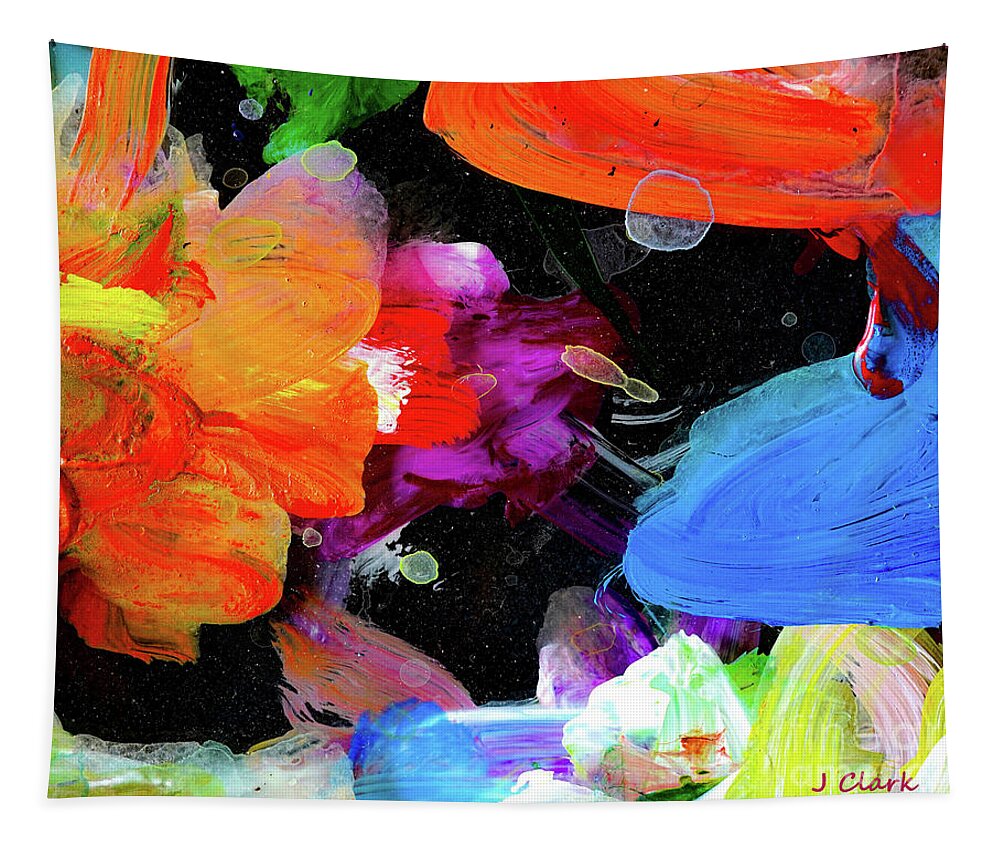 Abstract Tapestry featuring the painting Special by John Clark