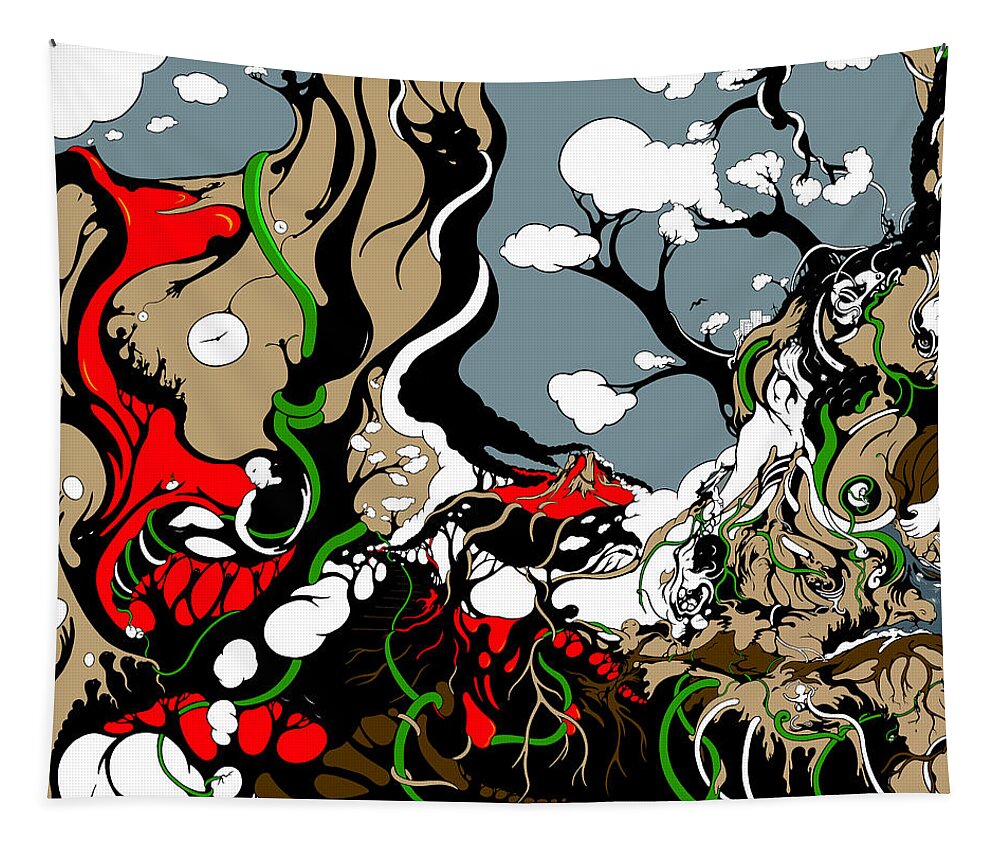Vines Tapestry featuring the digital art Specialty Cut 07 by Craig Tilley