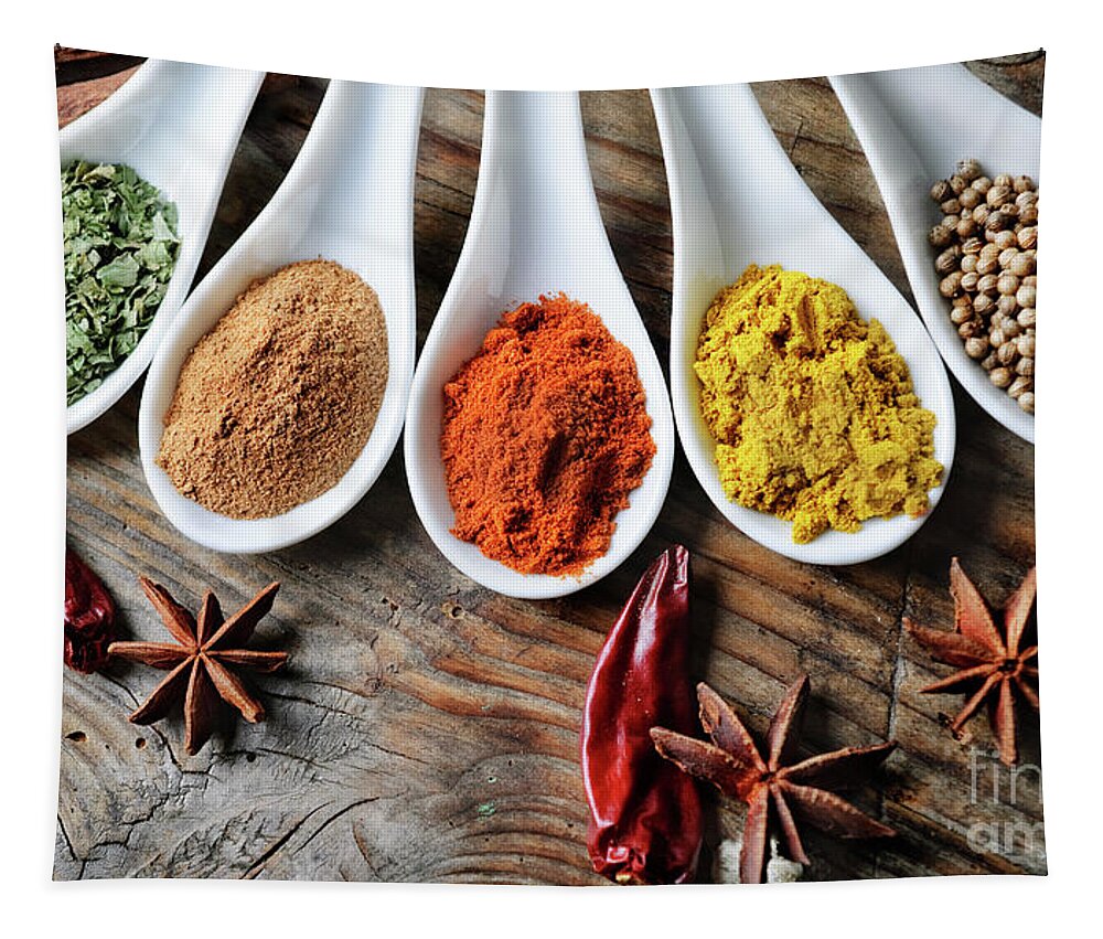 Spices Tapestry featuring the photograph Spices by Jelena Jovanovic