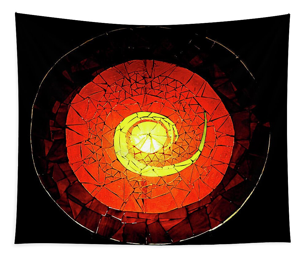 Druified Tapestry featuring the photograph Spiral Light by Rebecca Dru
