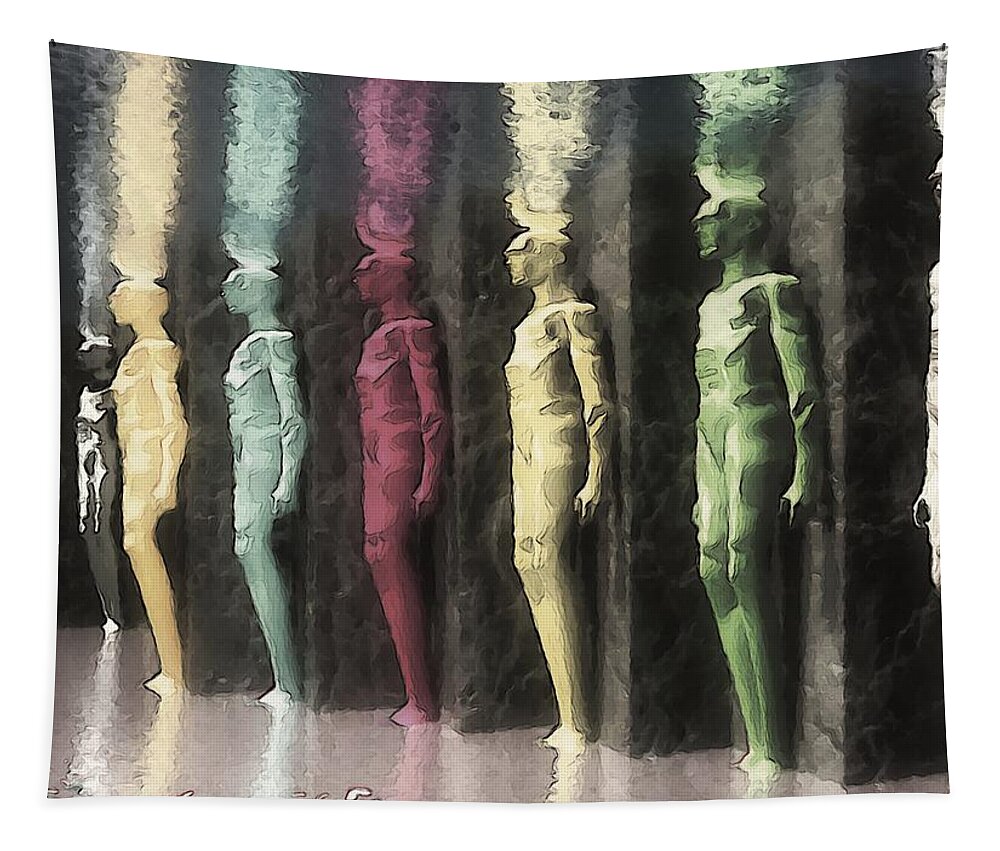 Spirit Tapestry featuring the digital art Spiritual Dissolution by John Alexander