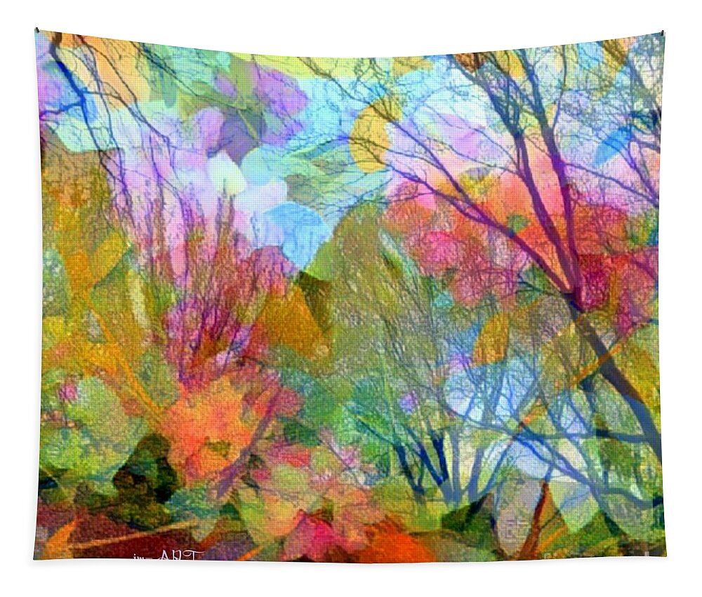 Spring Images Tapestry featuring the photograph Spring Collage by Jodie Marie Anne Richardson Traugott     aka jm-ART