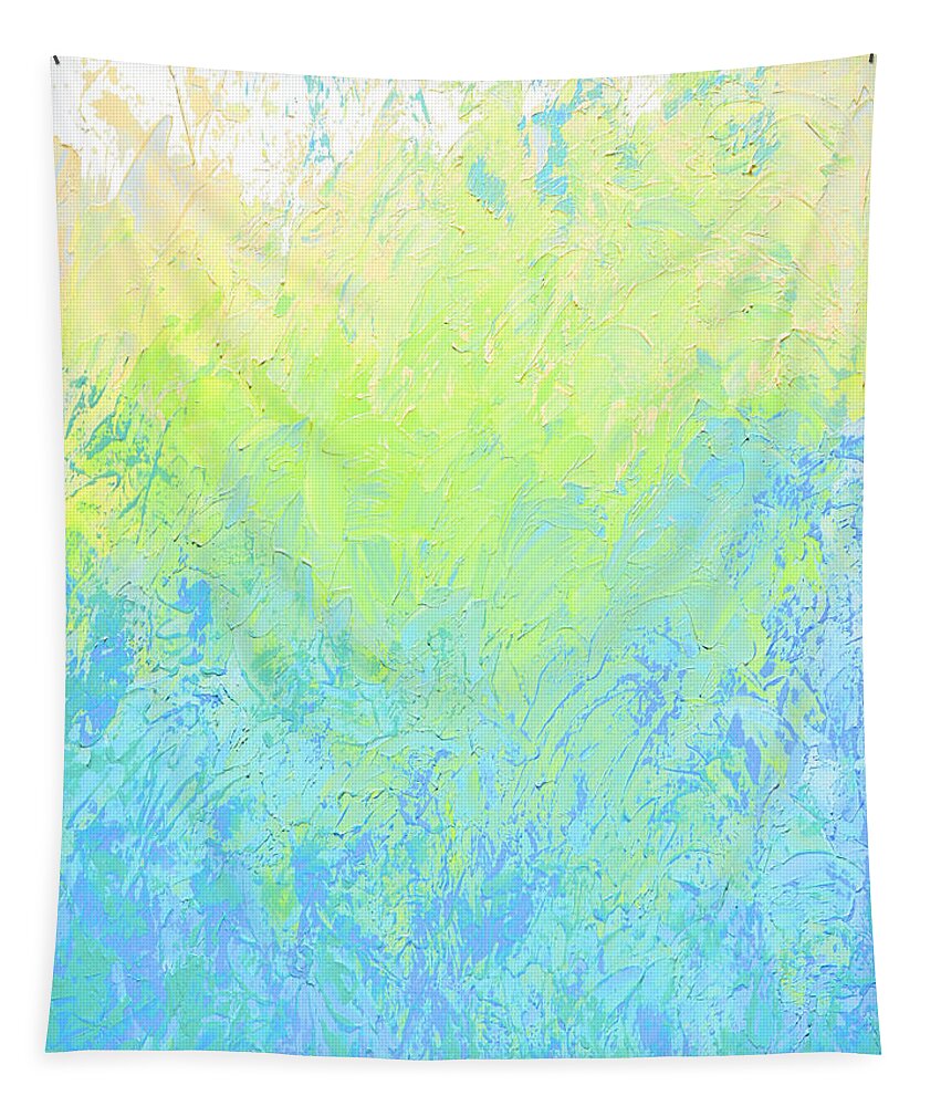 Spring Tapestry featuring the painting Spring Morning by Linda Bailey