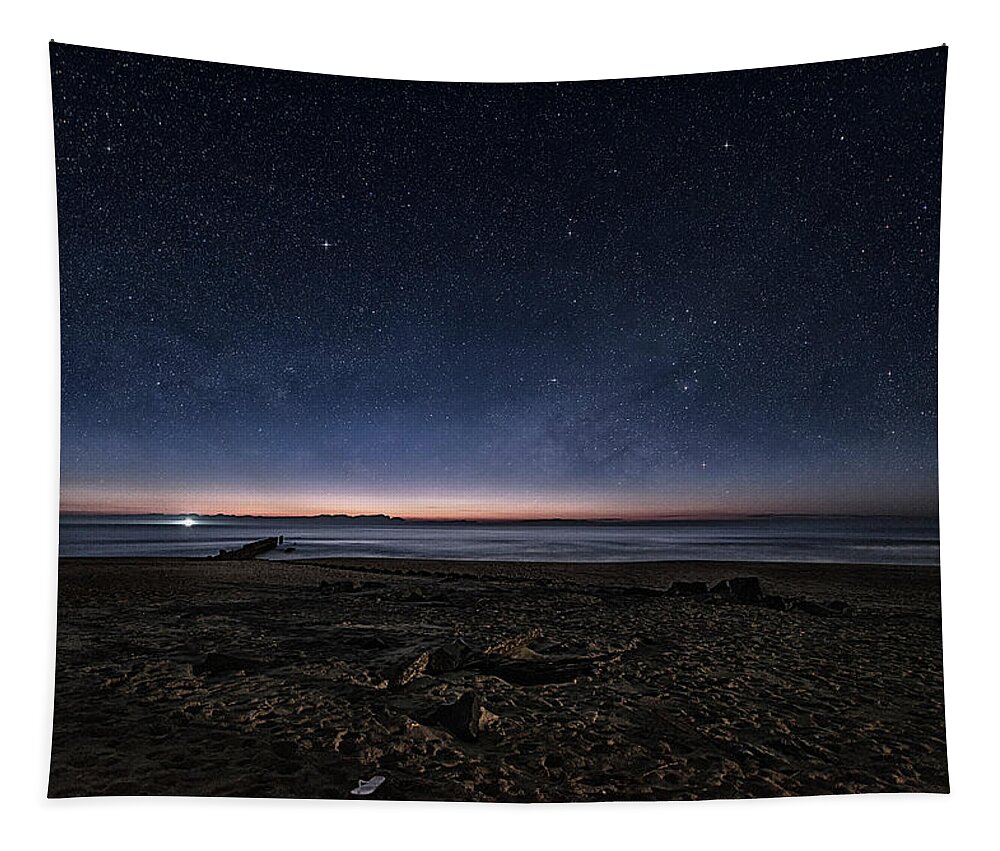 North Carolina Tapestry featuring the photograph Stars Of The Beach 01 by Robert Fawcett