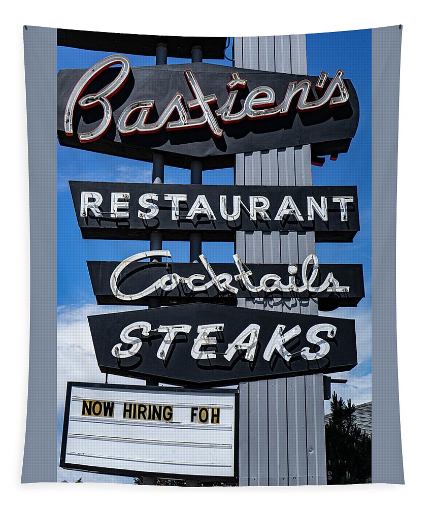 Colorado Tapestry featuring the photograph Steak House by Matthew Bamberg