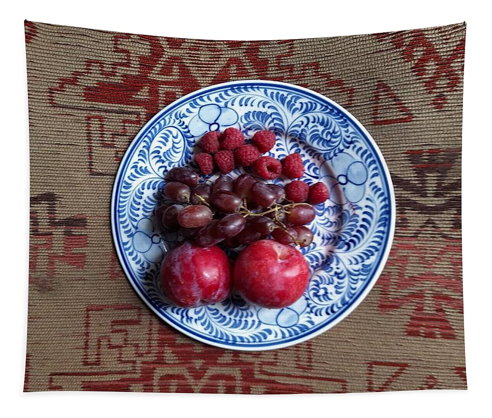 Still Life Tapestry featuring the photograph Still Life Fruit by Nigel Radcliffe