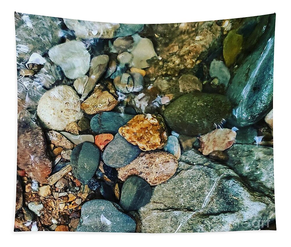 Stones Tapestry featuring the photograph Stone Treasures by Anita Adams