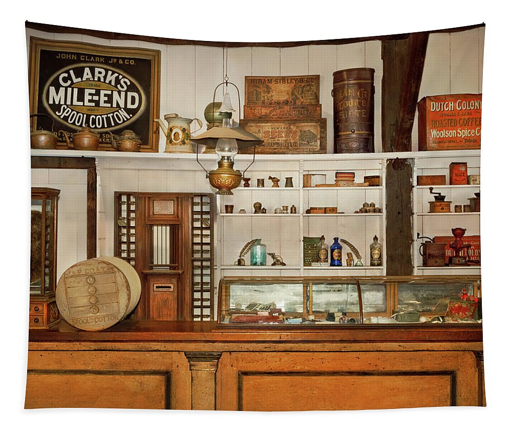 General Store Tapestry featuring the photograph Store - Variety Store by Mike Savad