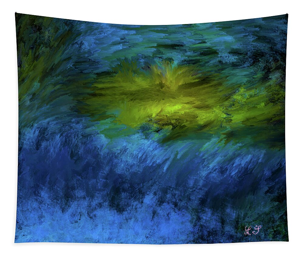 Stormy Dreams Tapestry featuring the digital art Stormy dreams #j4 by Leif Sohlman