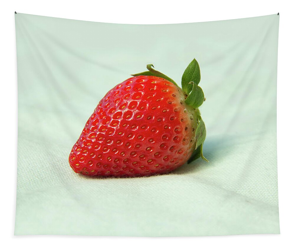 Strawberry Tapestry featuring the photograph Strawberry by MPhotographer