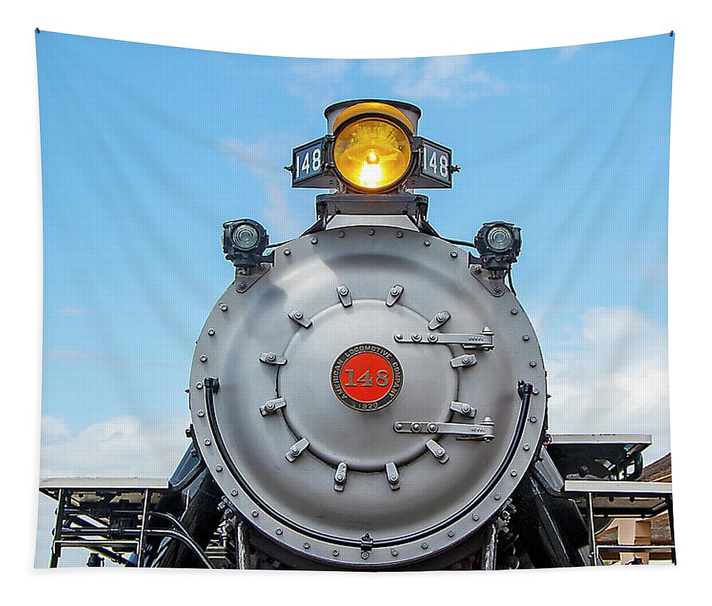 Steam Engine Tapestry featuring the photograph Sugar Express Steam Engine by Dart Humeston