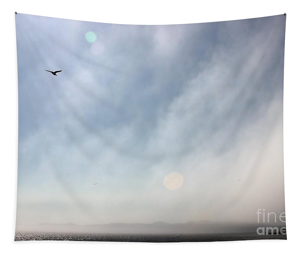 Fog Tapestry featuring the photograph Summer Mist by Kimberly Furey