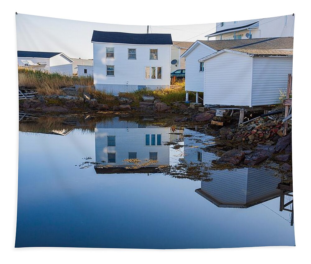 Quiet Tapestry featuring the photograph Sunday morning on Fogo Island by Tatiana Travelways