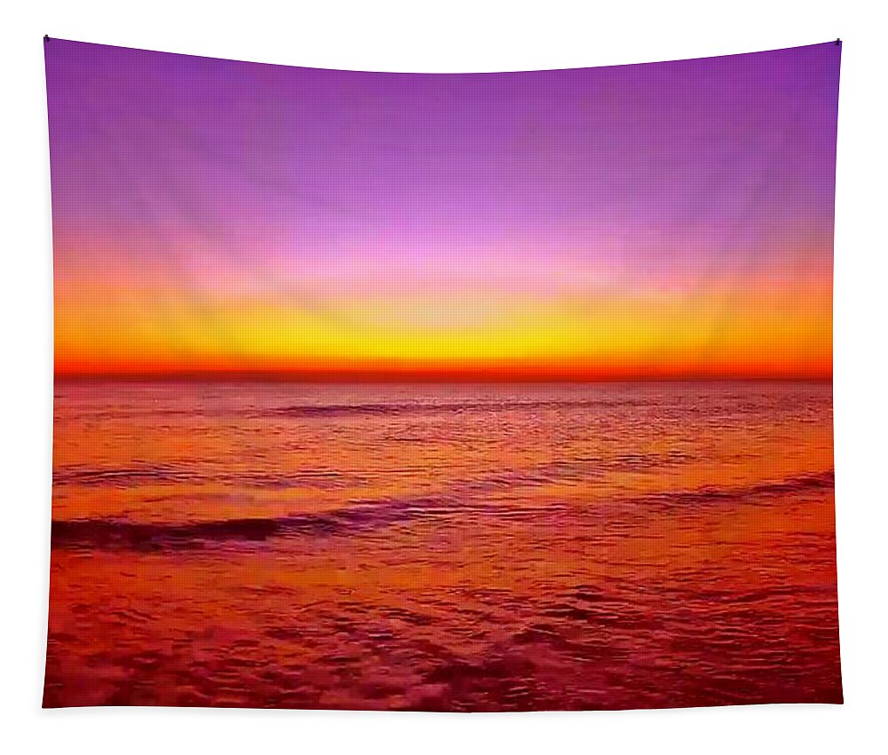 Sunrise Tapestry featuring the photograph Sunrise Beach 6 by Rip Read