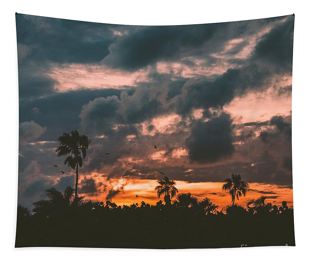 Morning Scene Tapestry featuring the photograph Sunrise in Paradise by Robert Stanhope