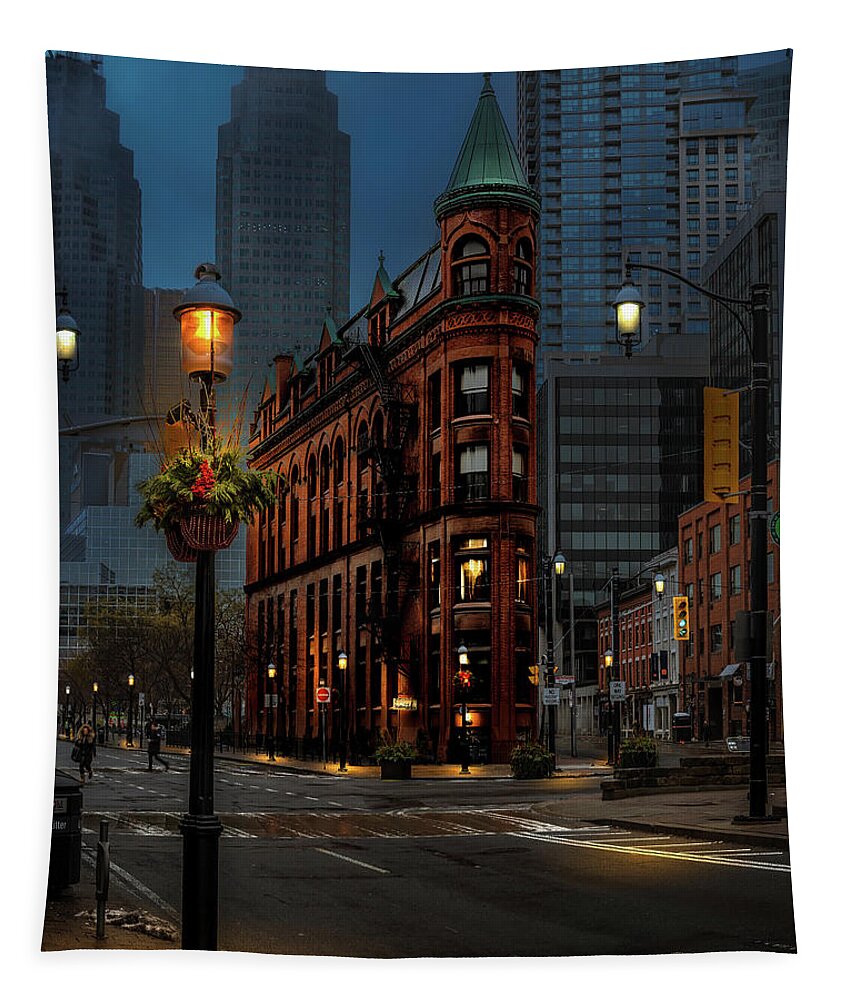Gooderham Building Tapestry featuring the photograph Sweet Dreams Toronto by Dee Potter