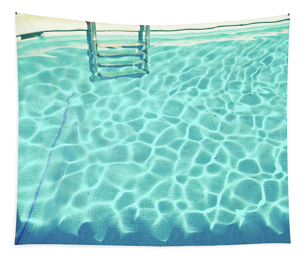 Swimming Pool Tapestry featuring the photograph Swimming Pool IX by Cassia Beck