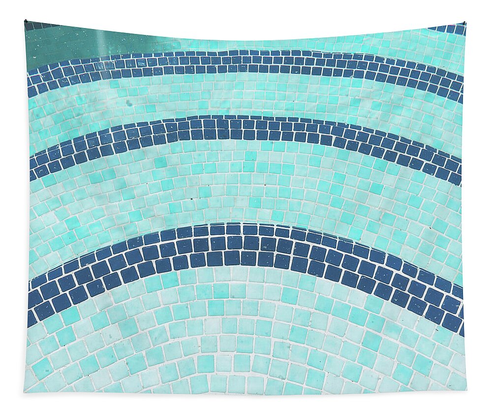 Swimming Pool Tapestry featuring the photograph Swimming Pool X by Cassia Beck
