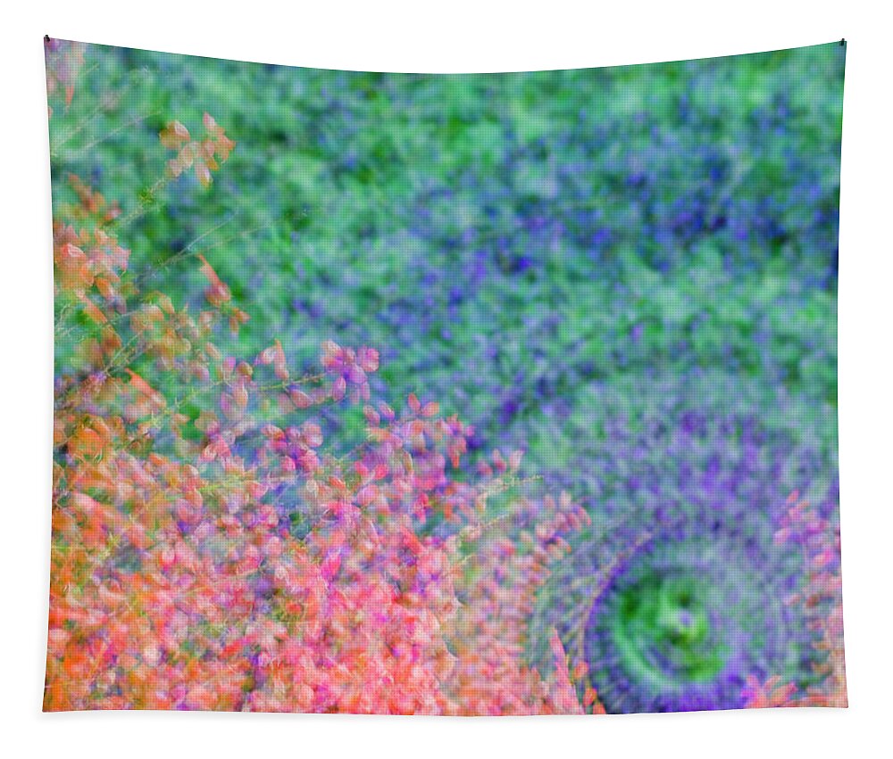 Flowers Tapestry featuring the photograph Swirl of Flowers by Melissa Southern