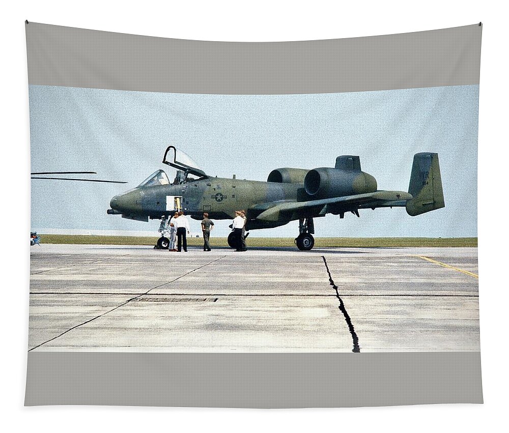  Tapestry featuring the photograph Tank Buster by Gordon James