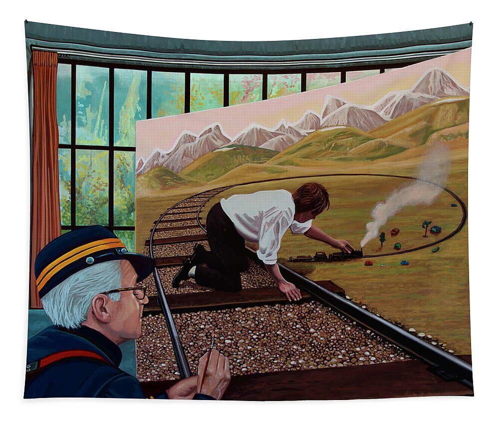 Teun Hocks Tapestry featuring the painting Teun Hocks Painting by Paul Meijering