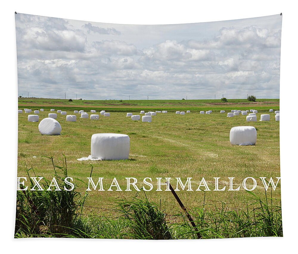 Harvest Tapestry featuring the photograph Texas Marshmallows by Steve Templeton