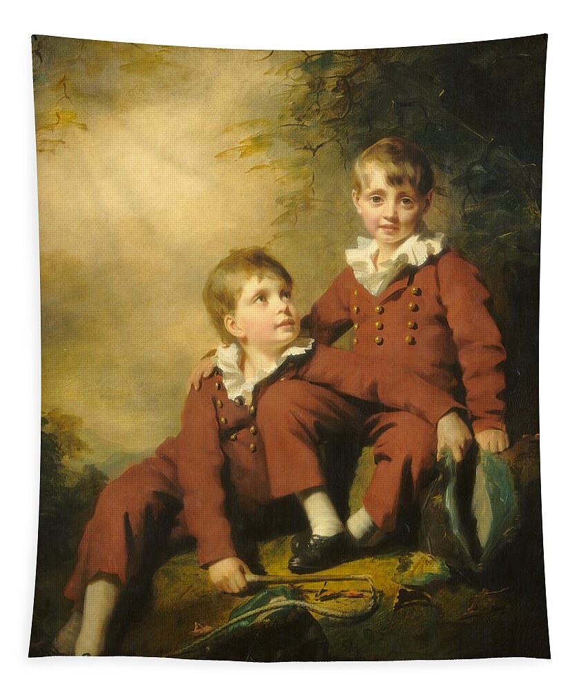 Henry Raeburn Tapestry featuring the painting The Binning Children by Henry Raeburn