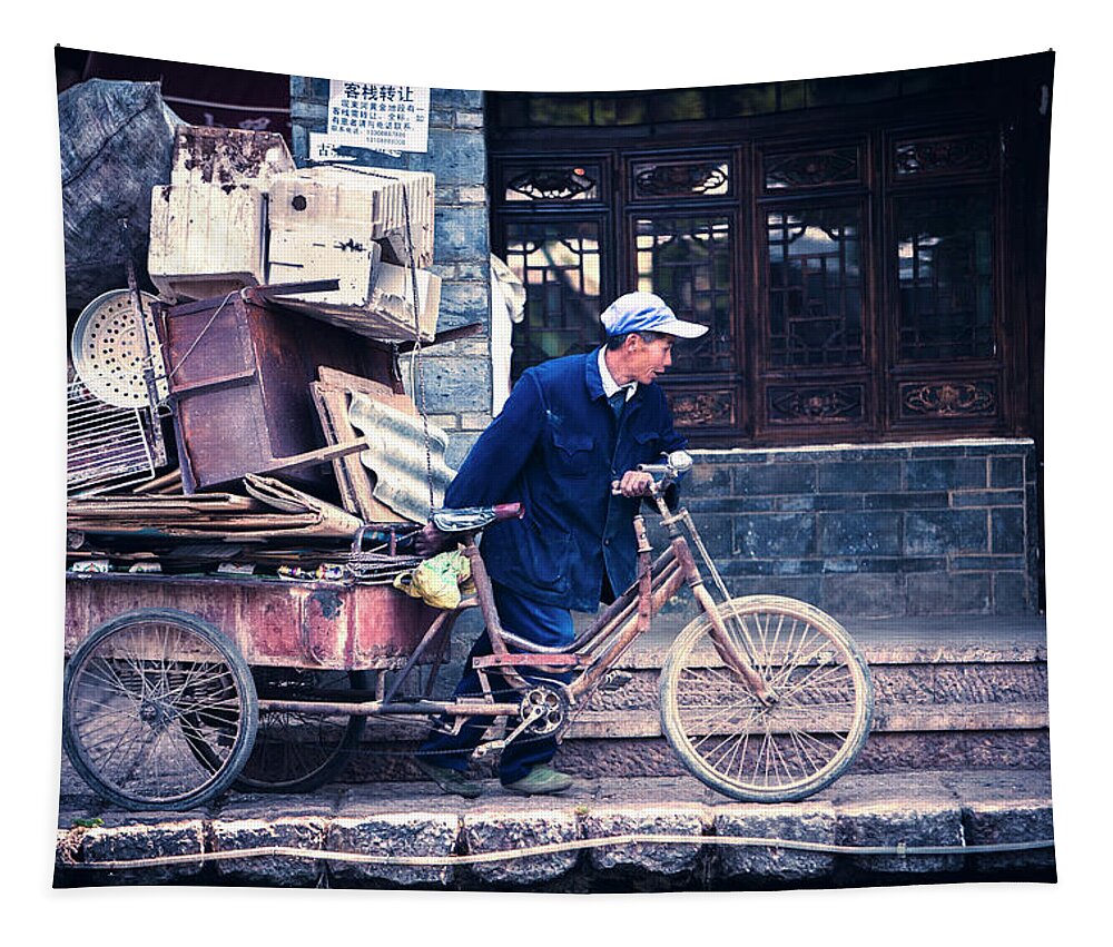 China Tapestry featuring the photograph Collector by Mark Gomez