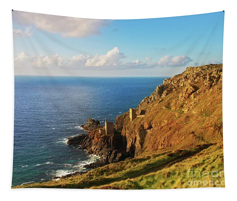 Cornwall Tapestry featuring the photograph The Crowns of Cornwall by Terri Waters