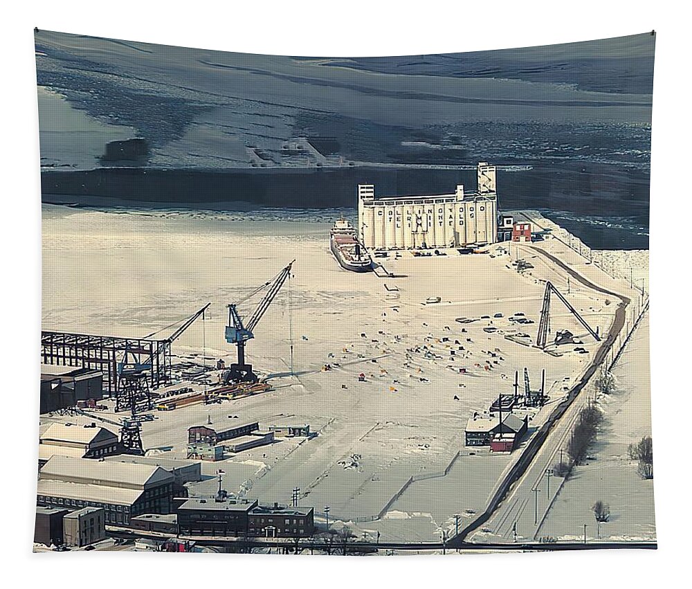 Collingwood Tapestry featuring the photograph The Dock - Revisited by DArcy Evans