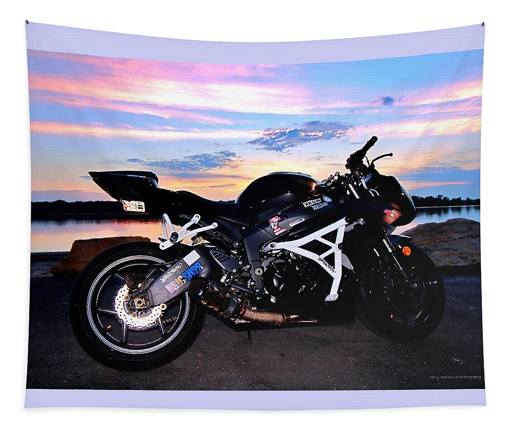Motorcyle Tapestry featuring the photograph The Dream Machine by Mary Walchuck