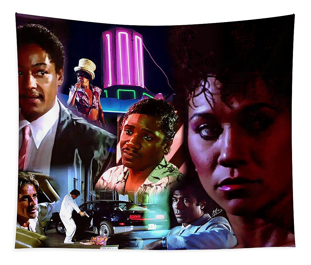 Miami Vice Tapestry featuring the digital art The Dutch Oven by Mark Baranowski