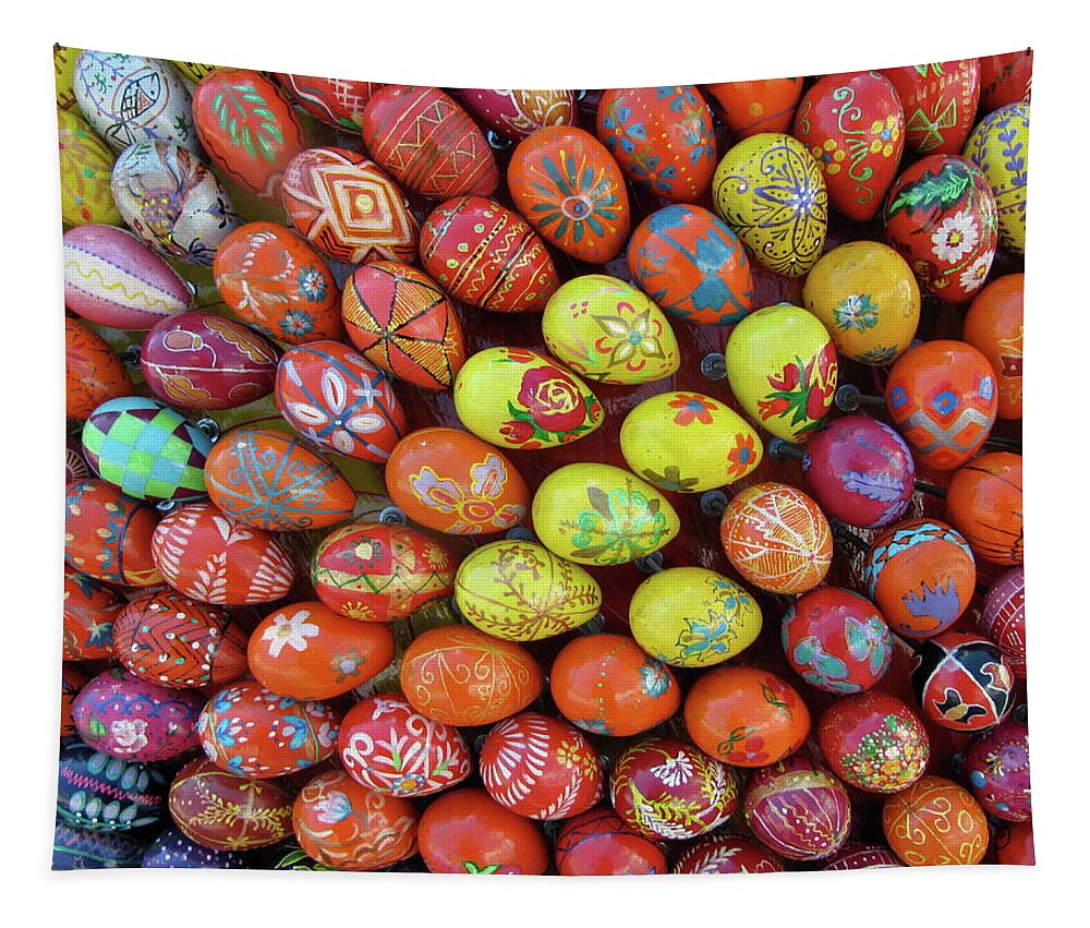 Egg Tapestry featuring the photograph The Eggs of Kiev by Calvin Boyer