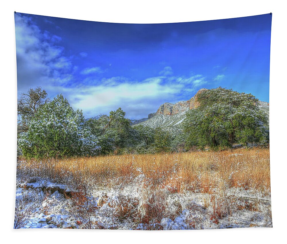 Fine Art Tapestry featuring the photograph The Escarpment by Robert Harris