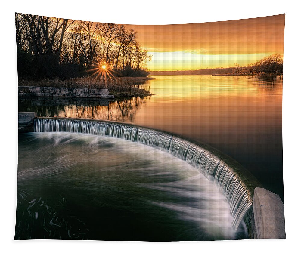 Madison Tapestry featuring the photograph The Evening Flow by Nate Brack
