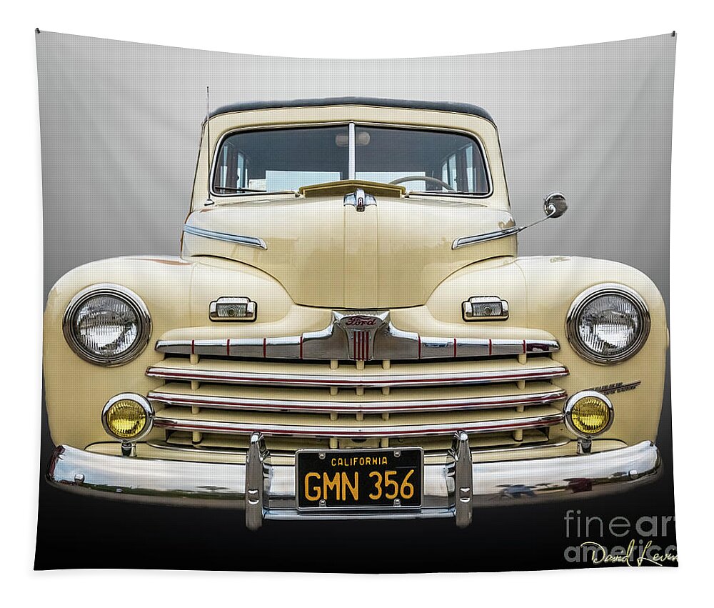 California Tapestry featuring the photograph The Face of a Woodie, 1 of 3 by David Levin