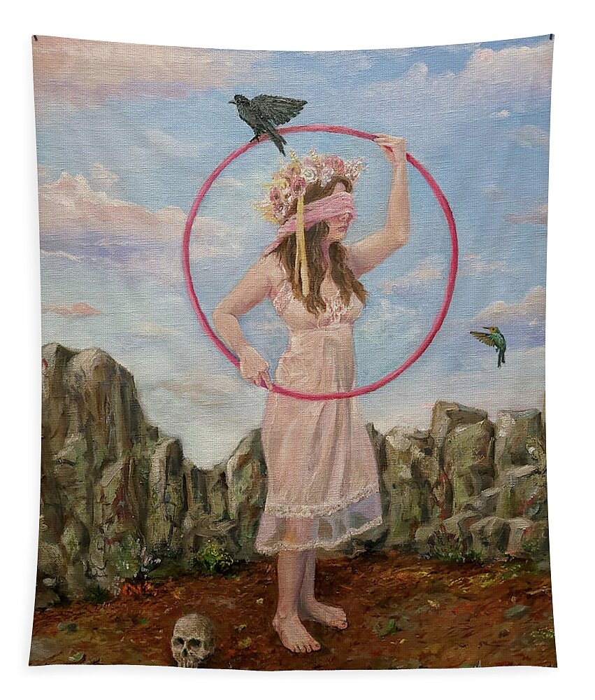 Persephone Tapestry featuring the painting The Heroine's Journey by James Andrews