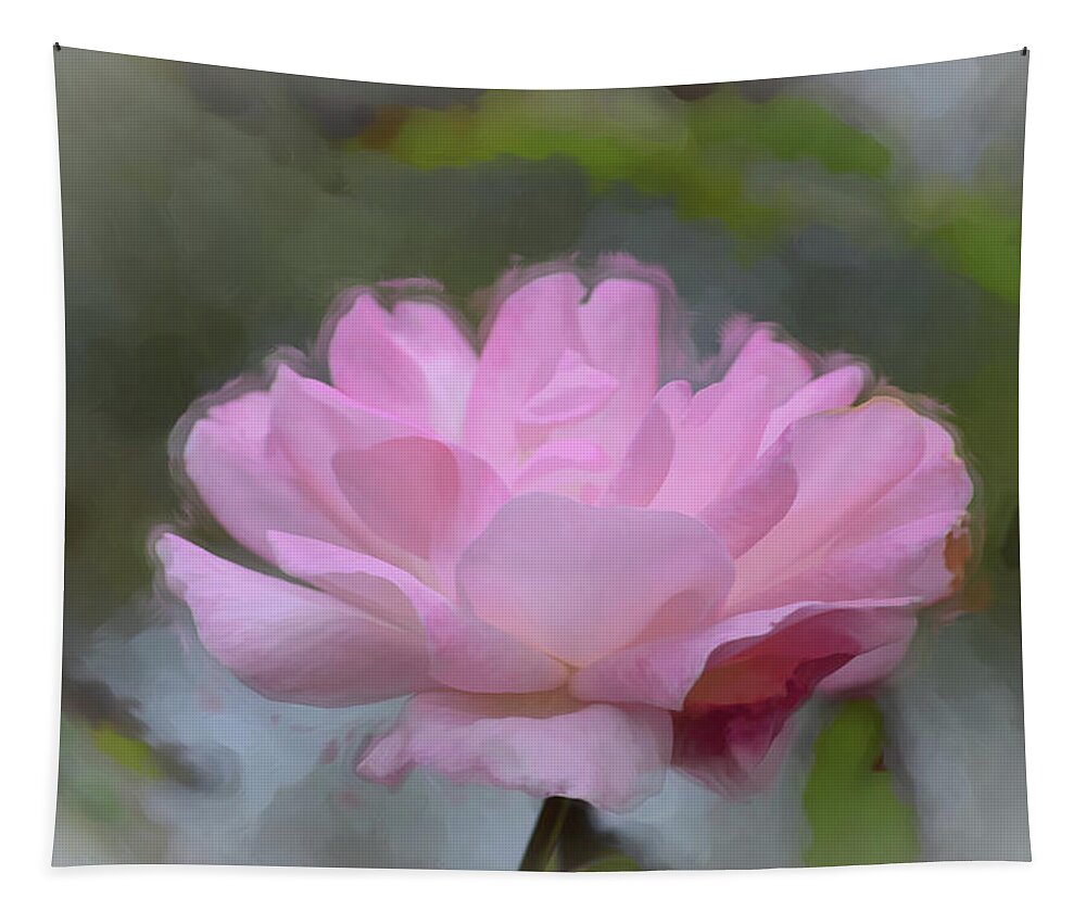 Rose Tapestry featuring the photograph The Last Rose by Debra Martz