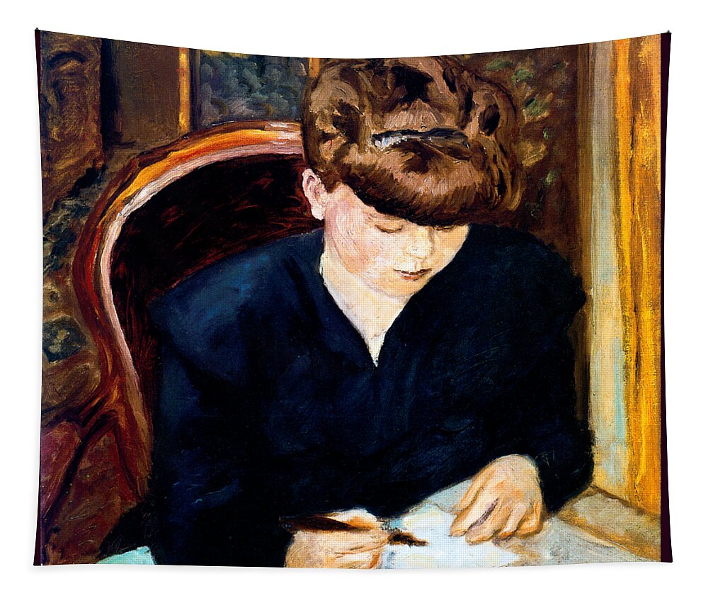 Pierre Bonnard Tapestry featuring the painting The Letter 1906 by Pierre Bonnard