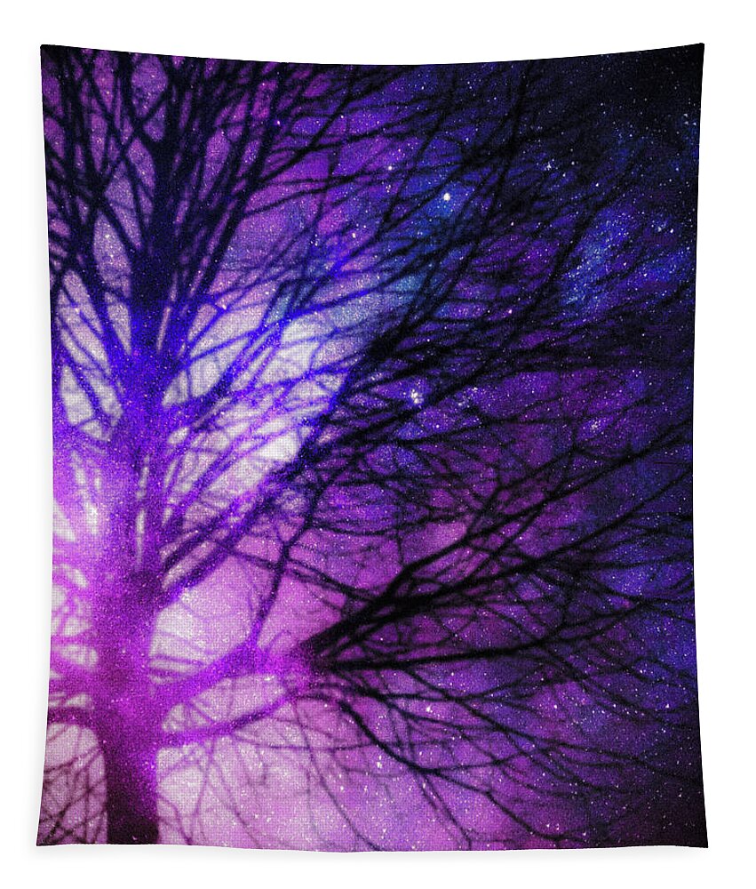 Love Tapestry featuring the digital art The Light Tree by Auranatura Art