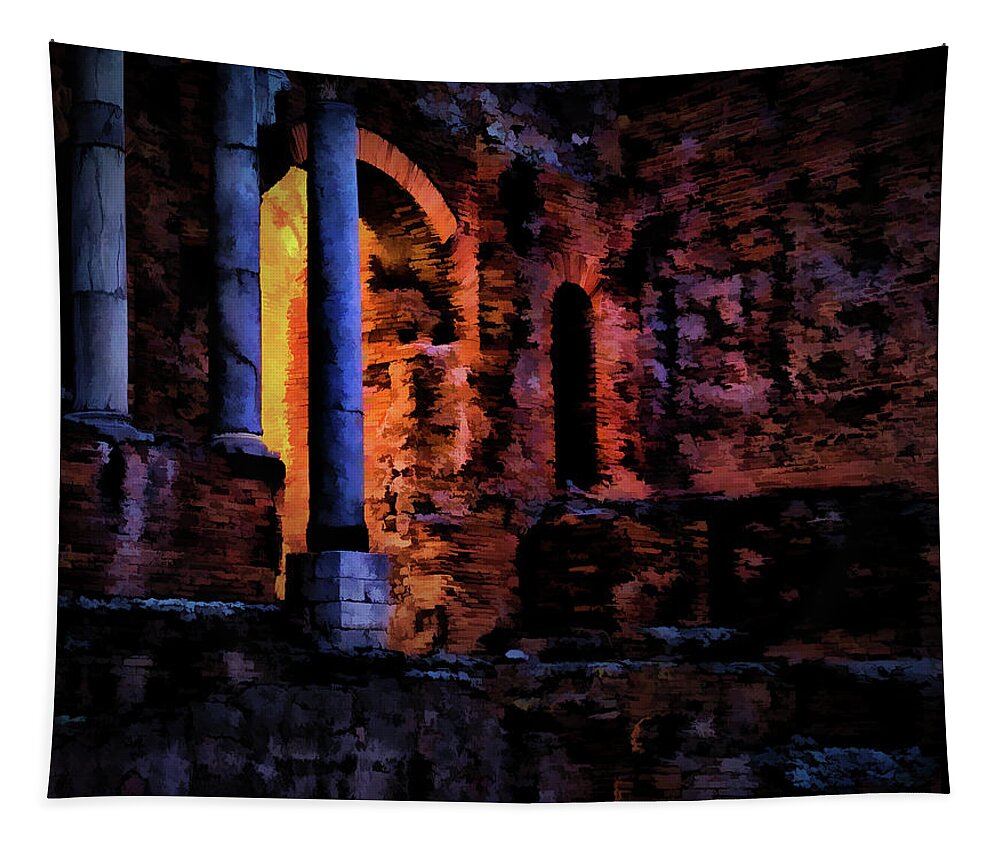 Italy Tapestry featuring the photograph The Light Within by Monroe Payne