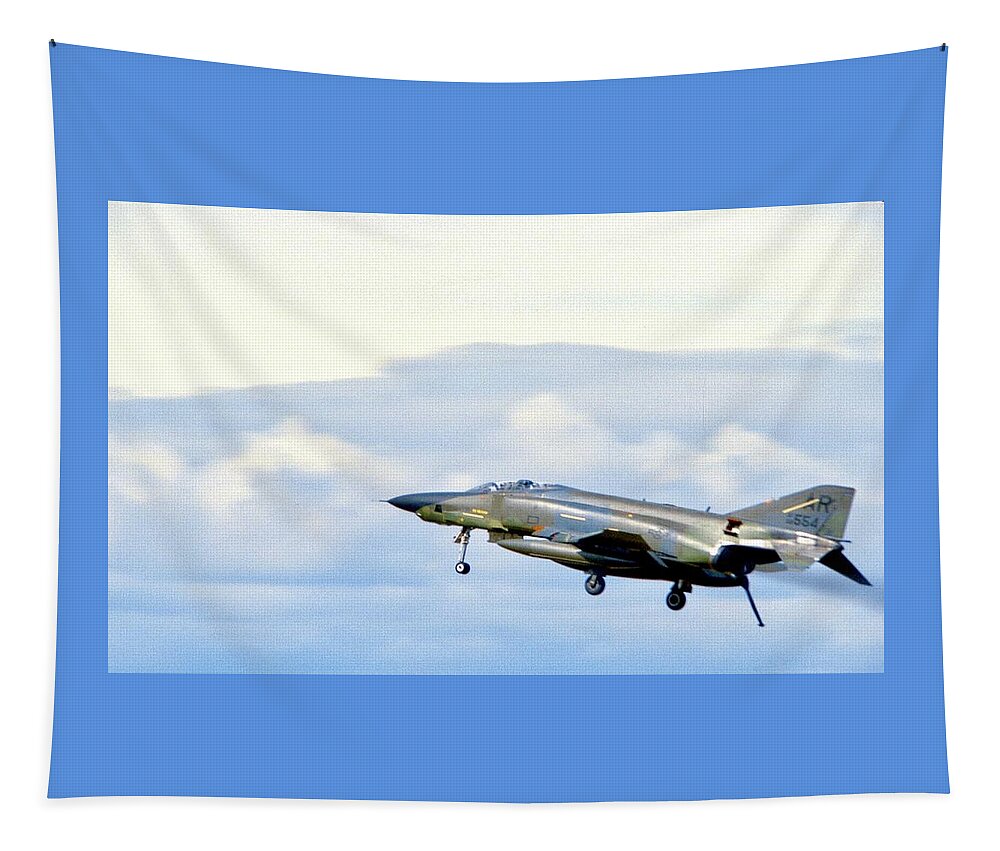 Mcdonnell Douglas Tapestry featuring the photograph The McDonnell Douglas F-4 Phantom by Gordon James