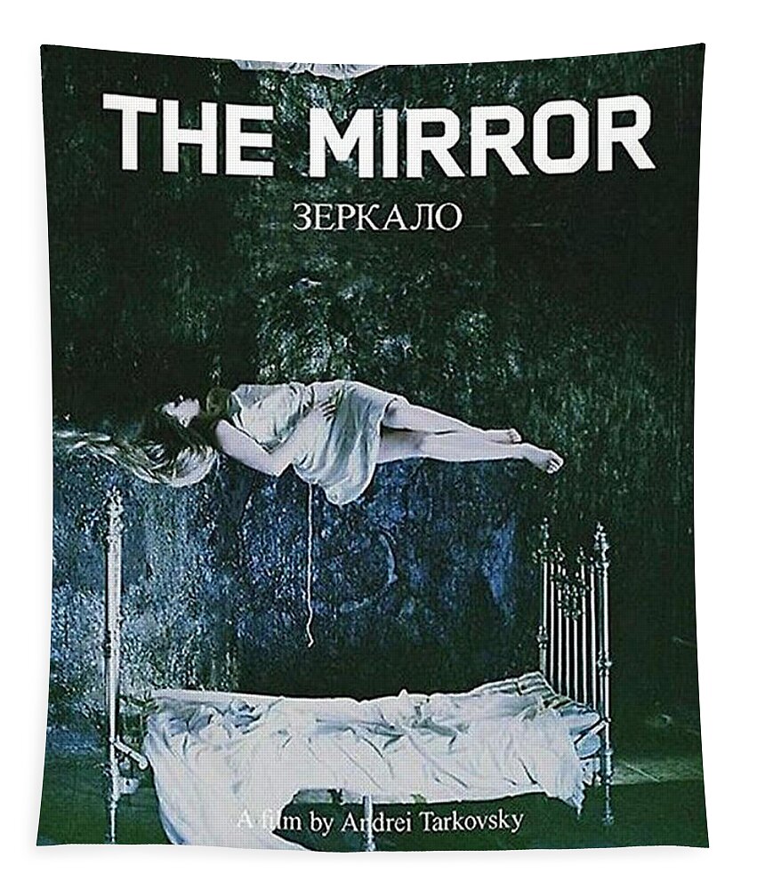 Mirror Tapestry featuring the digital art The Mirror by Andrei Tarkovsky poster by przezajac by Ruth Black
