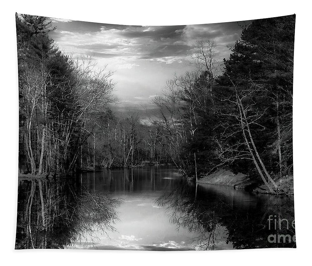 Holston Tapestry featuring the photograph The Mysterious South Fork by Shelia Hunt